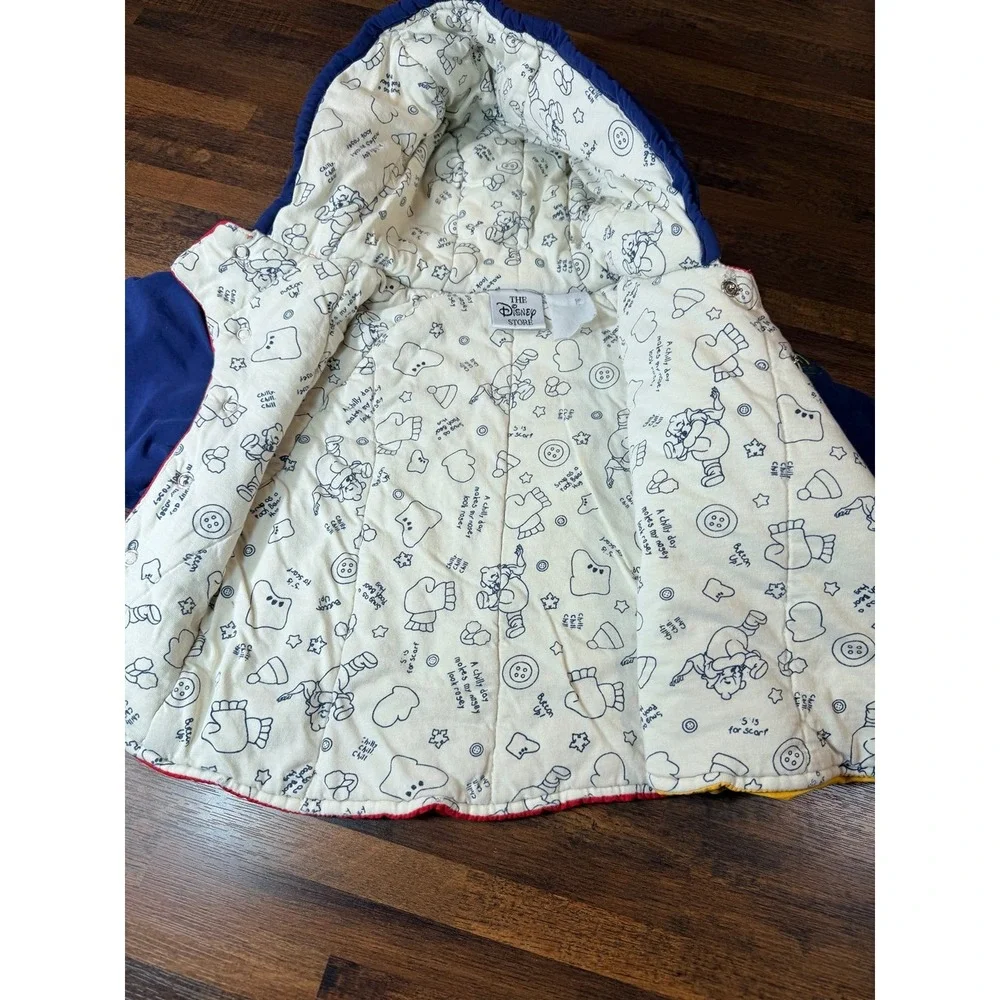 Vintage Y2K Disney Store Winnie the Pooh coat.  Size 18/24 months.
